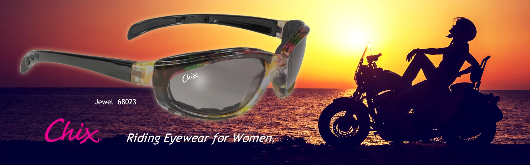 CHIX WOMEN'S MOTORCYCLE SUNGLASSES - Pacific Coast Sunglasses, Inc.